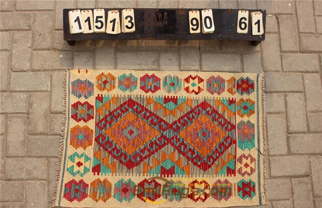 Traditional Vintage handmade Afghan carpet