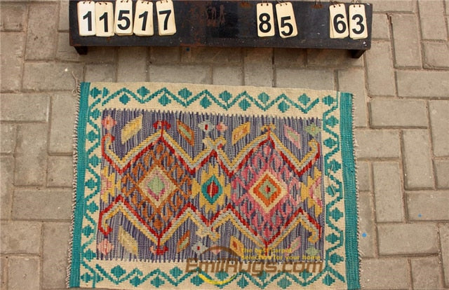 Traditional Vintage handmade Afghan carpet