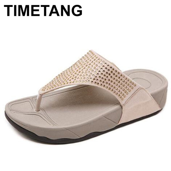 Rhinestone Women Slippers