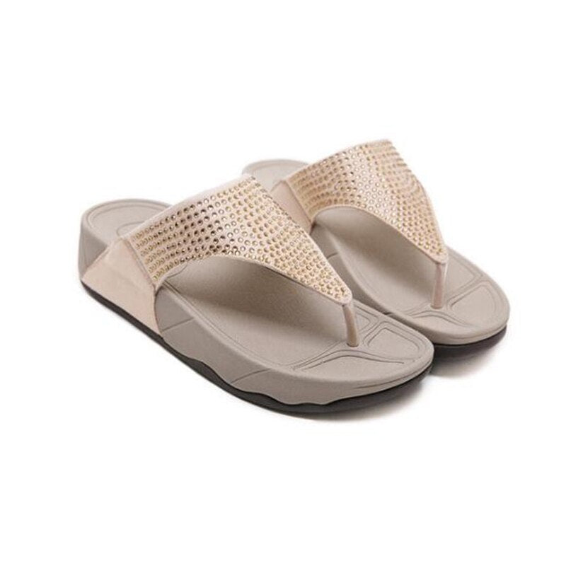 Rhinestone Women Slippers