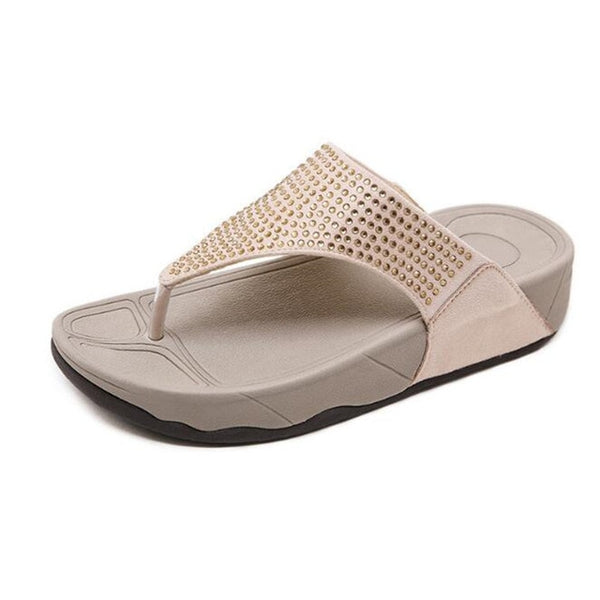 Rhinestone Women Slippers