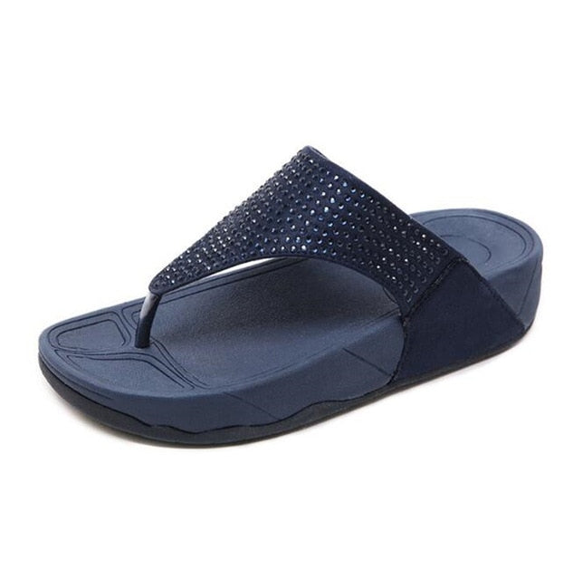 Rhinestone Women Slippers