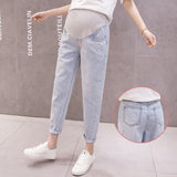 Denim Haren Pants Maternity Jeans For Pregnant Women