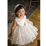 Floral Baptism Dress for Girls