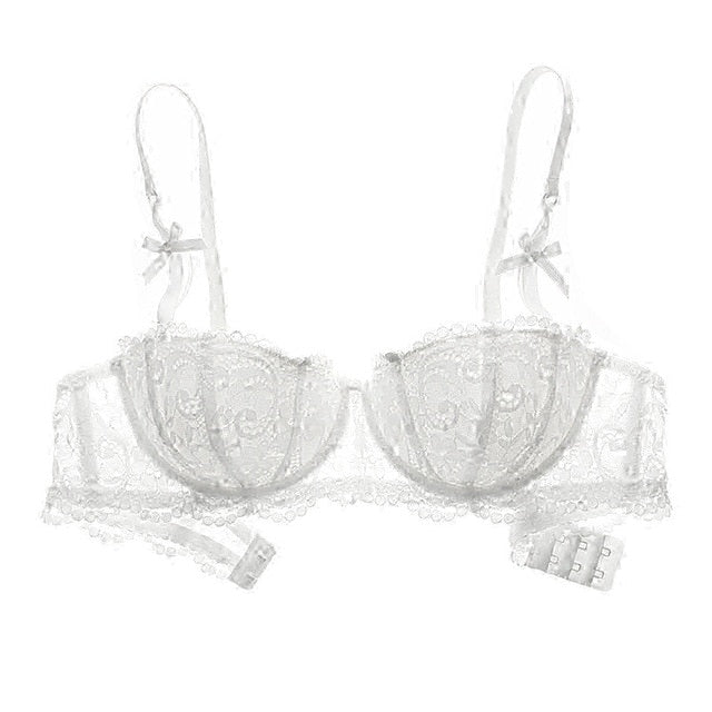 Sexy Lace Half Cup Underwear Thin Cotton Push Up Bras