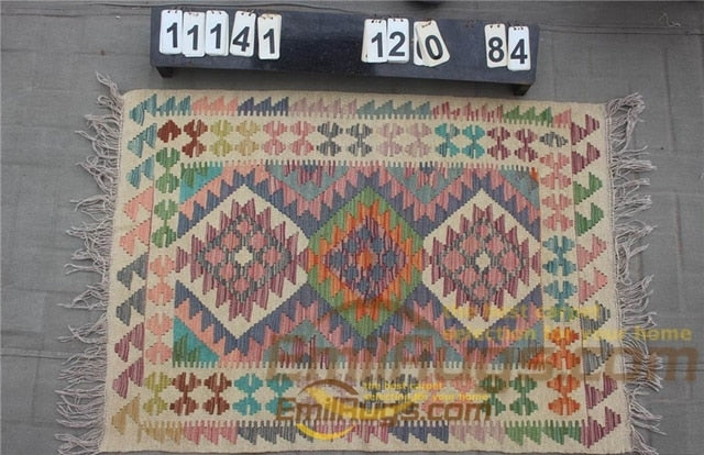 Traditional Vintage handmade Afghan carpet