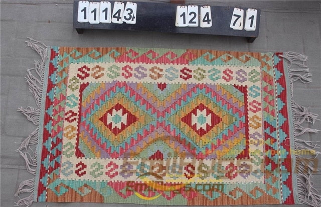 Traditional Vintage handmade Afghan carpet
