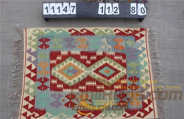 Traditional Vintage handmade Afghan carpet