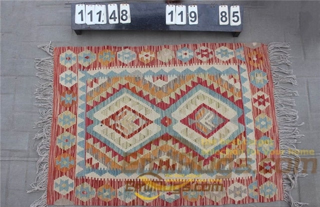 Traditional Vintage handmade Afghan carpet
