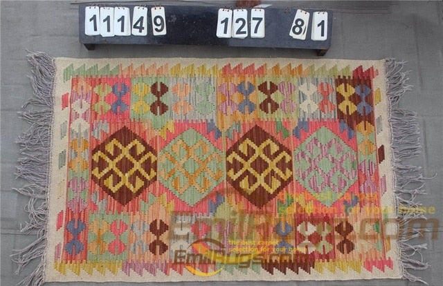Traditional Vintage handmade Afghan carpet