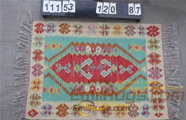 Traditional Vintage handmade Afghan carpet