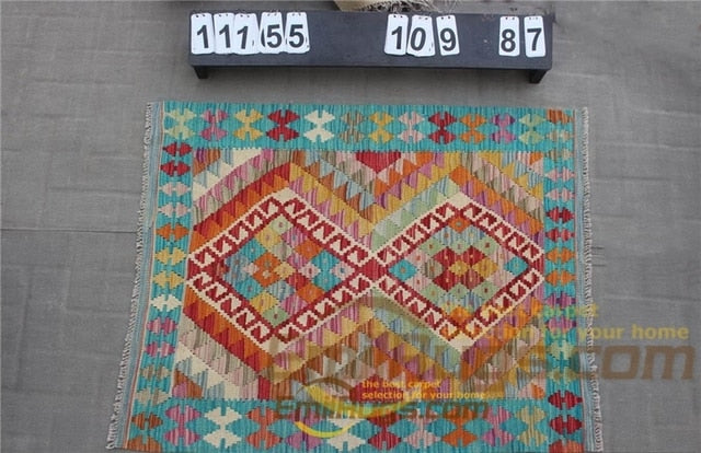 Traditional Vintage handmade Afghan carpet