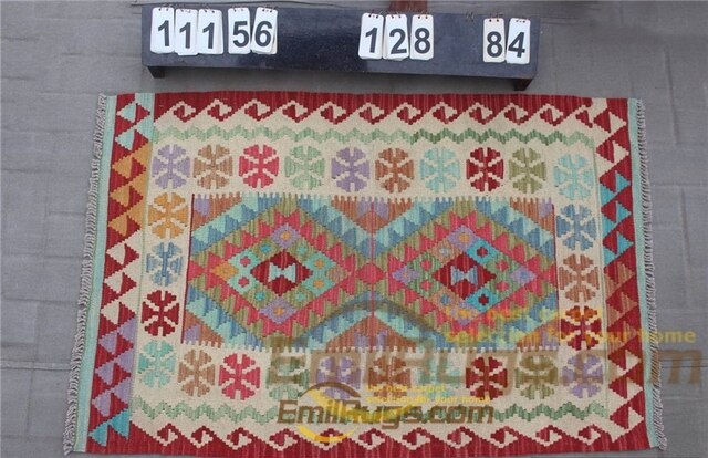 Traditional Vintage handmade Afghan carpet