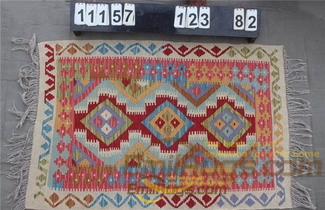 Traditional Vintage handmade Afghan carpet