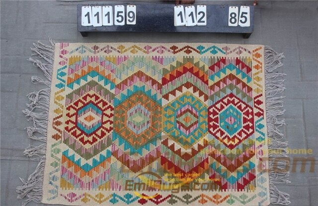 Traditional Vintage handmade Afghan carpet