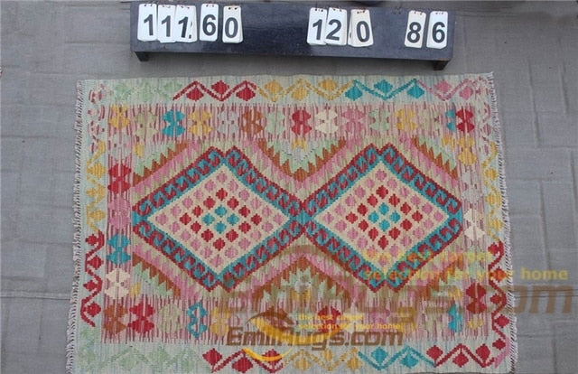 Traditional Vintage handmade Afghan carpet
