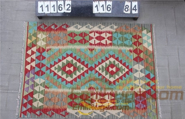 Traditional Vintage handmade Afghan carpet