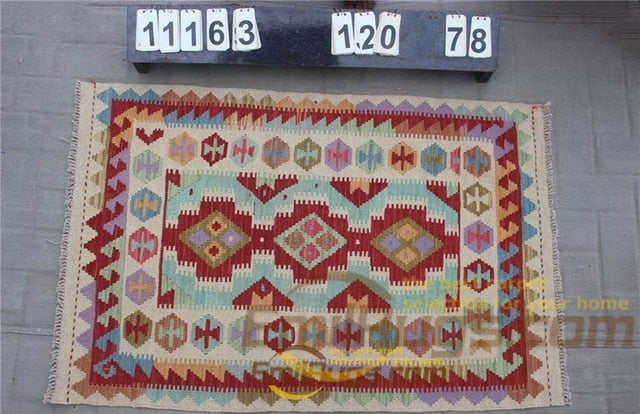 Traditional Vintage handmade Afghan carpet