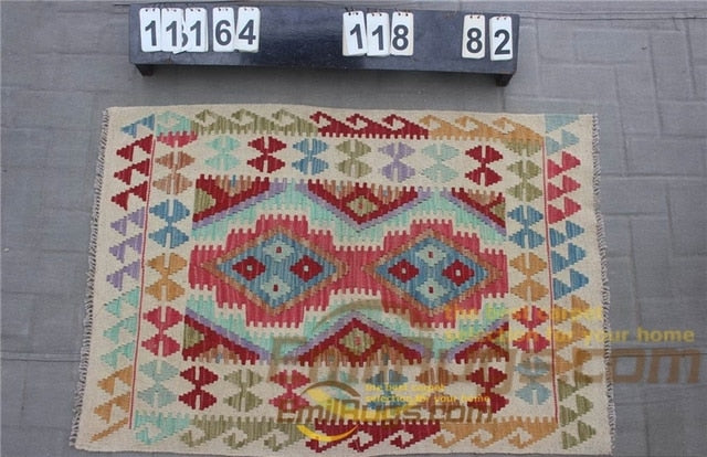 Traditional Vintage handmade Afghan carpet