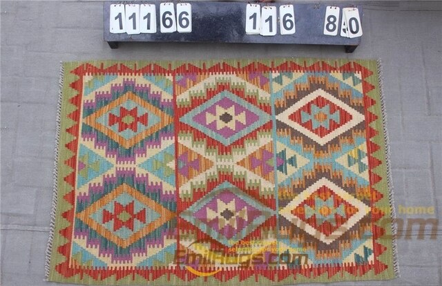 Traditional Vintage handmade Afghan carpet