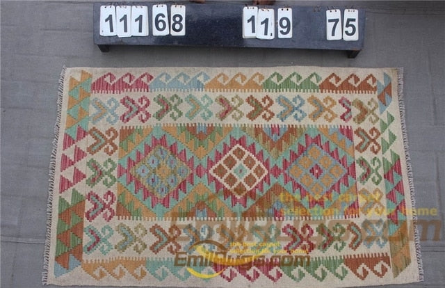 Traditional Vintage handmade Afghan carpet
