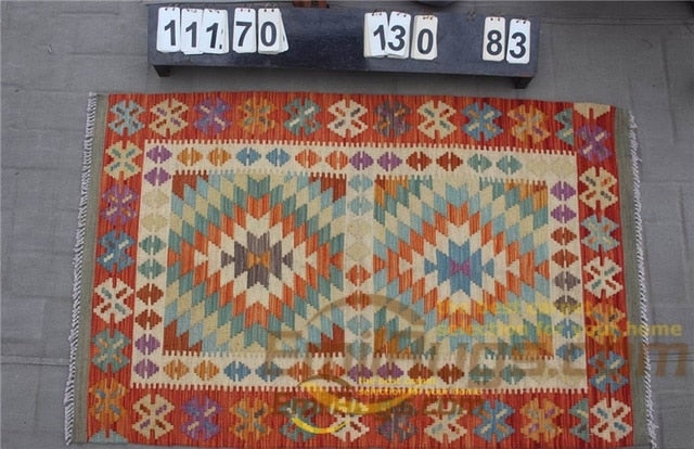 Traditional Vintage handmade Afghan carpet