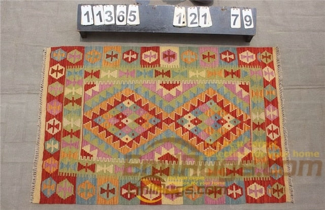 floor handmade woven wool Afghan carpet