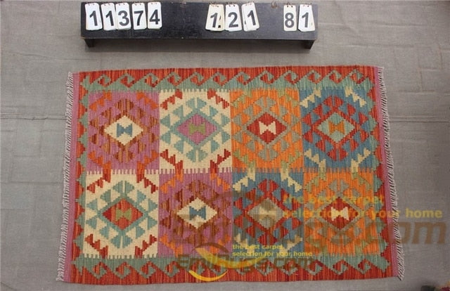 floor handmade woven wool Afghan carpet