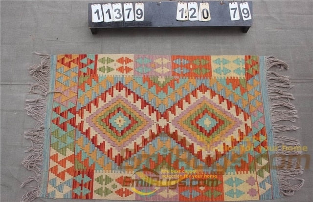 floor handmade woven wool Afghan carpet
