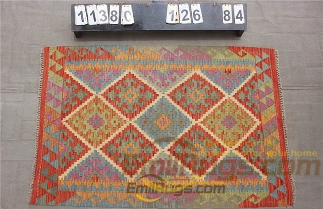 floor handmade woven wool Afghan carpet