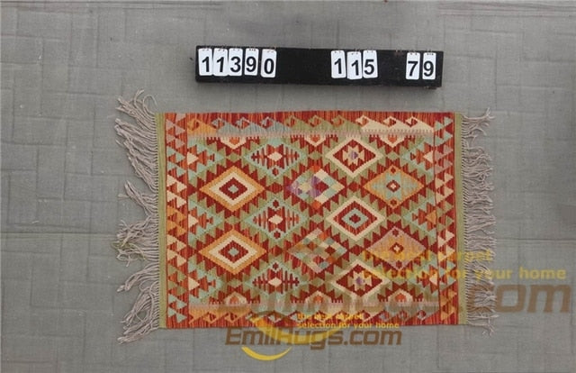 floor handmade woven wool Afghan carpet