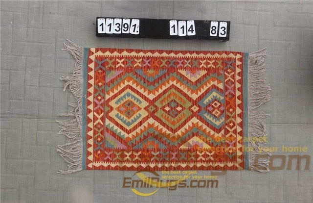floor handmade woven wool Afghan carpet