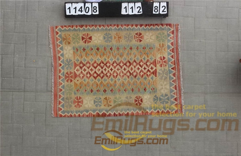 floor handmade woven wool Afghan carpet