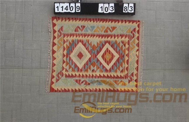floor handmade woven wool Afghan carpet