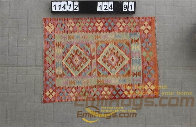 floor handmade woven wool Afghan carpet