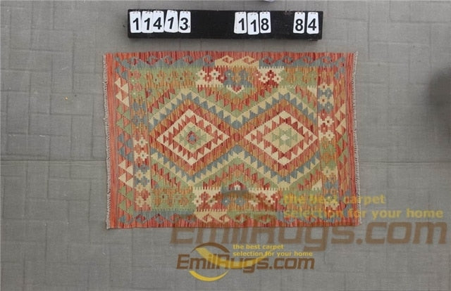 floor handmade woven wool Afghan carpet