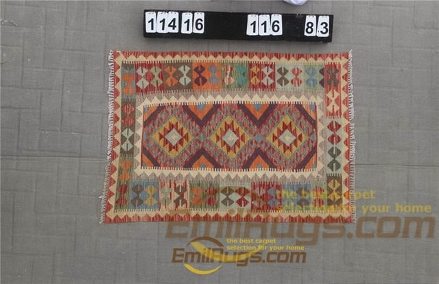 floor handmade woven wool Afghan carpet