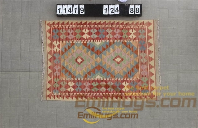floor handmade woven wool Afghan carpet