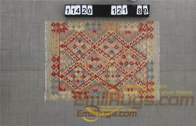 floor handmade woven wool Afghan carpet