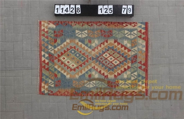 floor handmade woven wool Afghan carpet