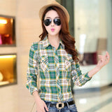 Plaid Classic Pure Flannel Shirt