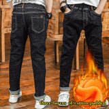 Children Boys Jeans Denim Casual Pencil Jeans