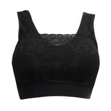One Piece Push Up Sports  Bras Solid Corset Comfortable Lace