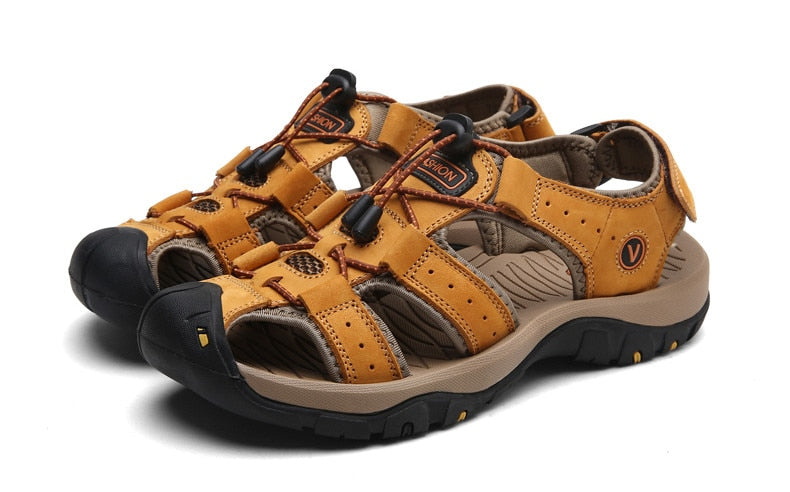 Genuine Leather Men Sandals