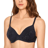 Floral Lace Everyday Lightly Padded Full Coverage Underwire Bra