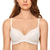 Floral Lace Everyday Lightly Padded Full Coverage Underwire Bra