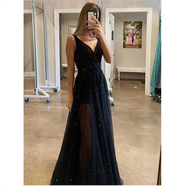 Vintage Sequined Party Night Maxi Dresses