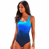 Criss Cross Back One-piece Beach Bathing Suit