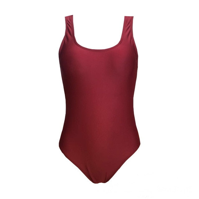 Criss Cross Back One-piece Beach Bathing Suit