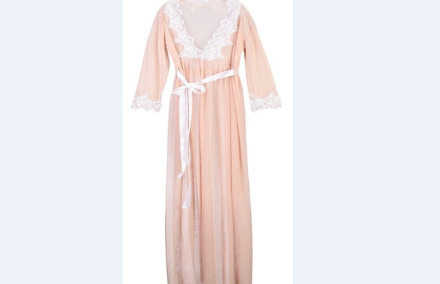 Goocheer Lace V-Neck Hollow out Maternity Dresses